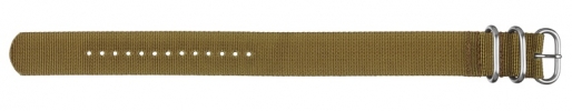 22mm Textile Strap - Olive Green